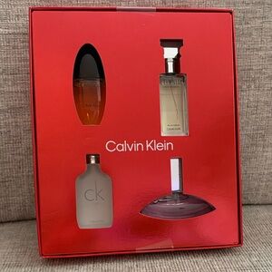 NIB Calvin Klein Women's Fragrance Coffret Gift Set / Fragrance Collection